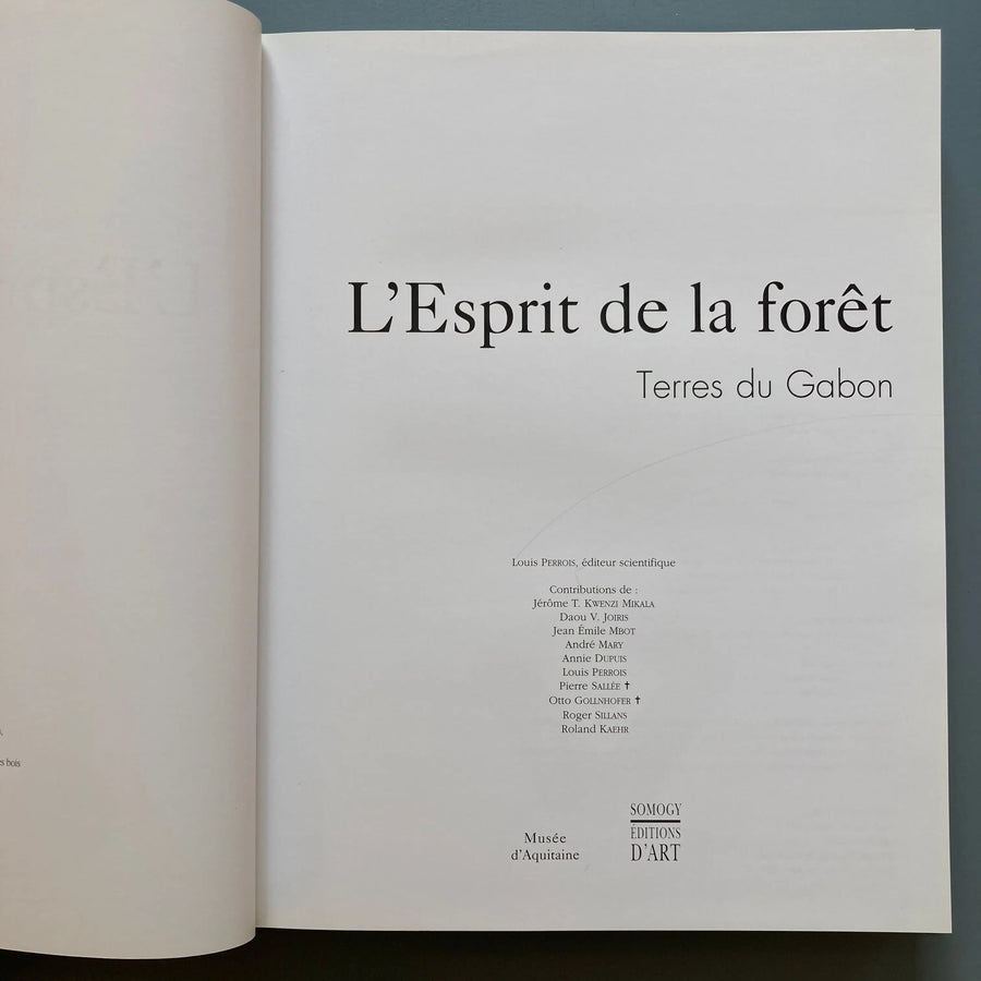 Louis Perrois - L’Esprit de la forêt, Terres du Gabon - Somogy Editions d’art 1997 Saint-Martin Bookshop