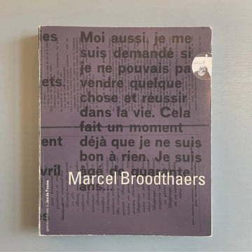 Marcel Broodthaers - Jeu de Paume / RMN 1991 Saint-Martin Bookshop