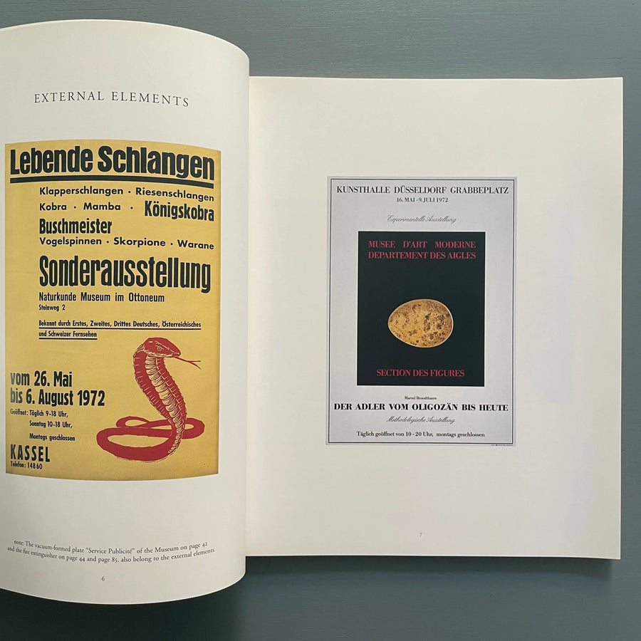 Marcel Broodthaers - Section publicité du Musée d'Art Moderne - Marian Goodman Gallery 1995 Saint-Martin Bookshop