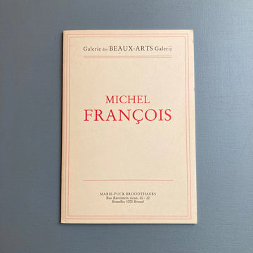 Michel François - Marie-Puck Broodthaers Galerie des Beaux-Arts 1990 Saint-Martin Bookshop