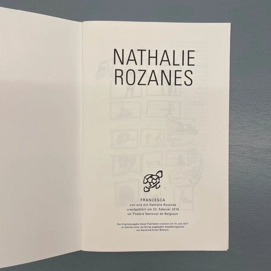 Nathalie Rozanes - Francesca - 2017 Saint-Martin Bookshop