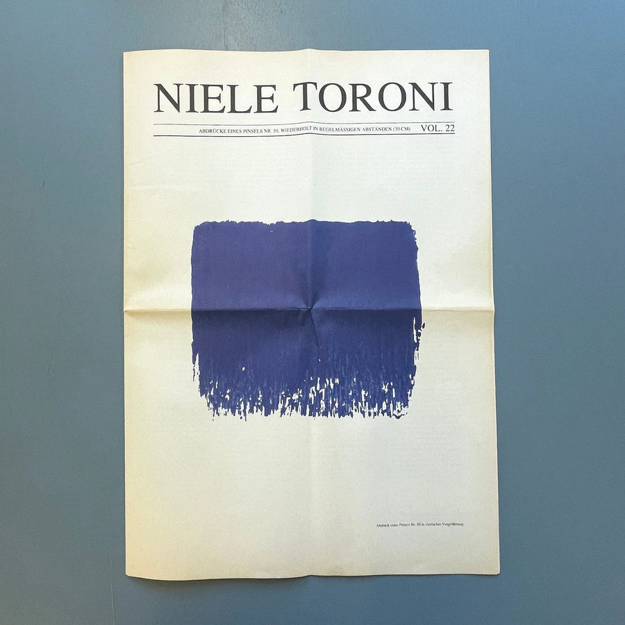 Niele Toroni - Abdrücke eines pinsels Nr 50... - Galerie Jule Kewenig 1993 Saint-Martin Bookshop