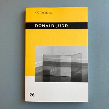 OCTOBER Files 26 - Donald Judd - The MIT Press 2021 Saint-Martin Bookshop