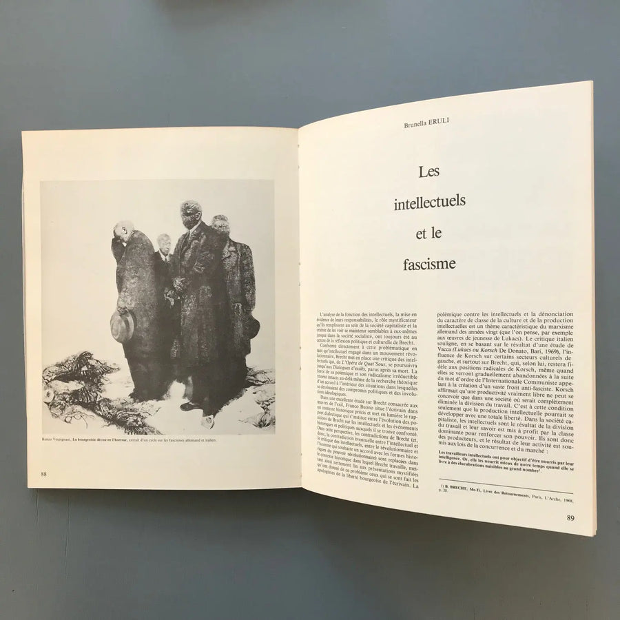 Obliques/Brecht n°20-21 - Editions Borderie 1979 Saint-Martin Bookshop
