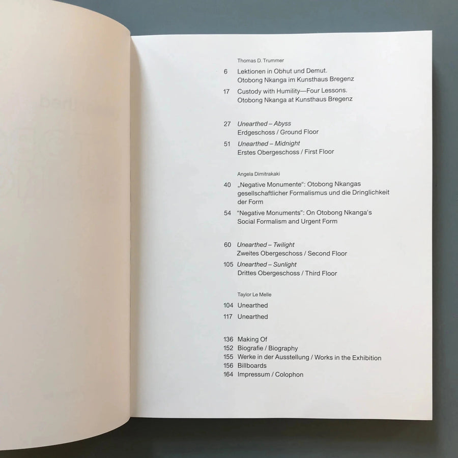Otobong Nkanga - Unearthed - Kunsthaus Bregenz 2022 Saint-Martin Bookshop
