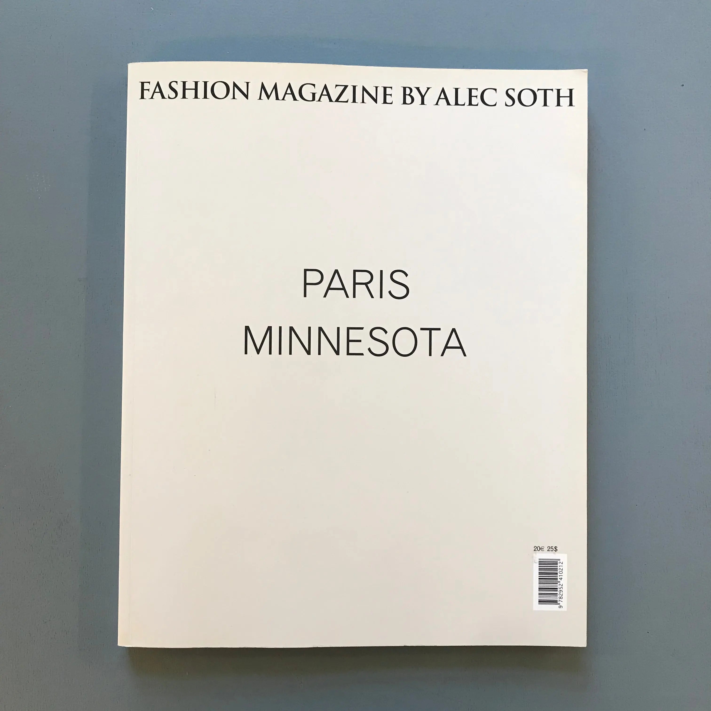 PARIS MINNESOTA - Fashion magazine by Alec Soth - May 2007 - Saint