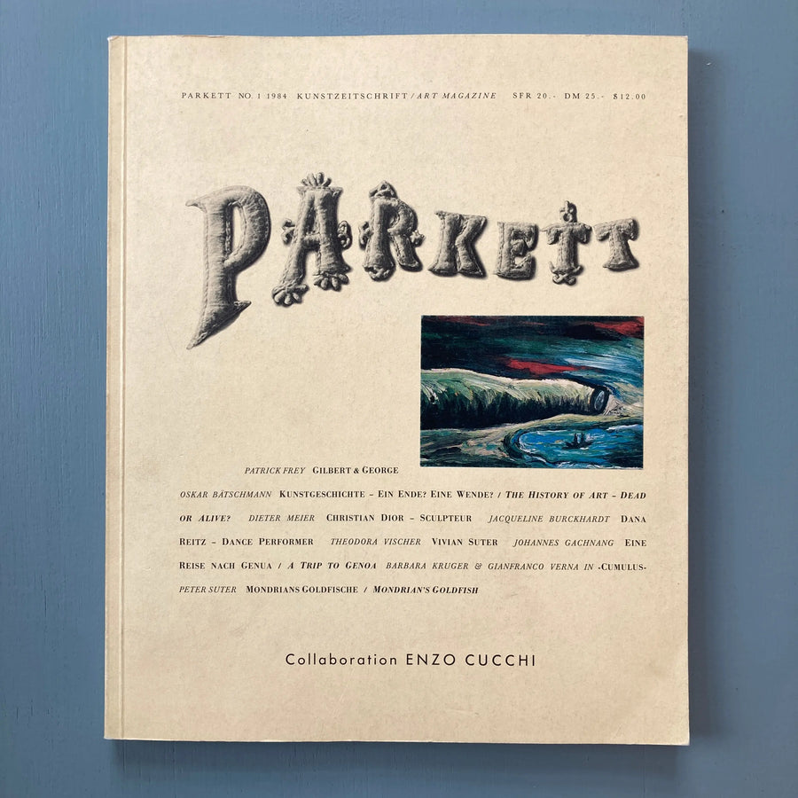 Parkett Vol. 01 - April 1984 - Enzo Cucchi Saint-Martin Bookshop