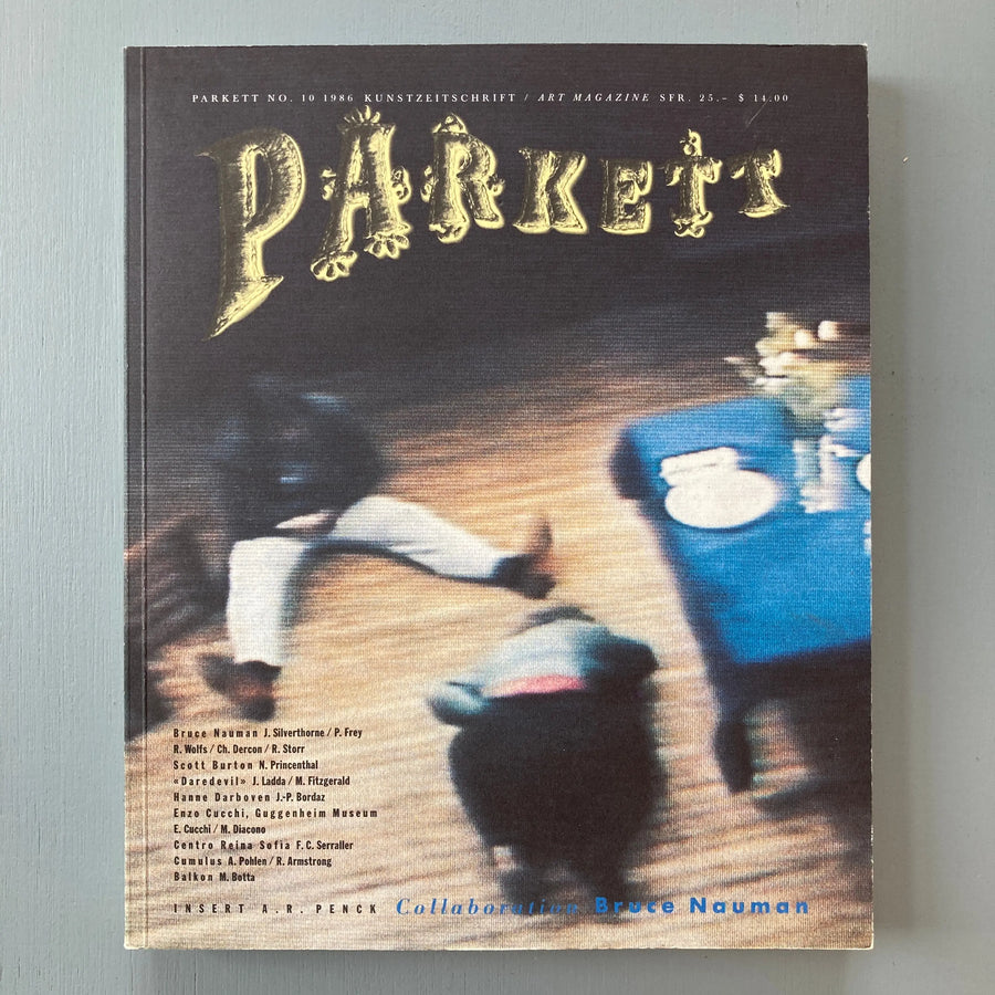 Parkett Vol. 10 - Sept. 1986 - Bruce Nauman Saint-Martin Bookshop