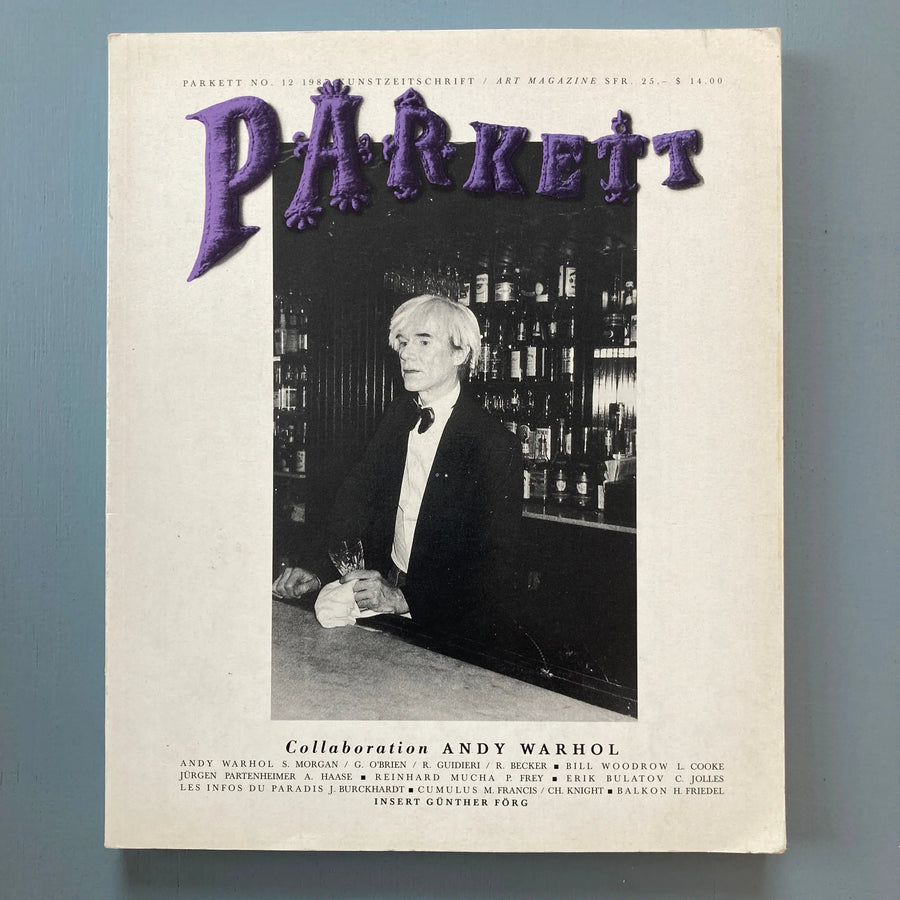 Parkett Vol. 12 - March 1987 - Andy Warhol Saint-Martin Bookshop