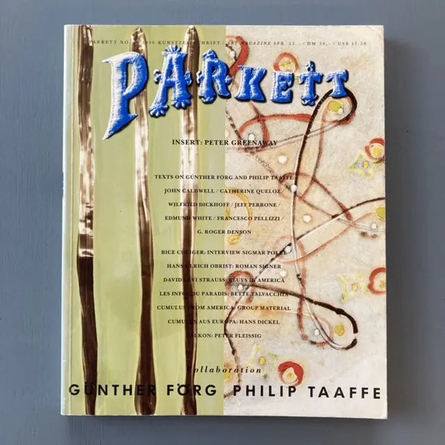 Parkett Vol. 26 - Dec. 1990 - Günther Förg, Philip Taaffe Saint-Martin Bookshop