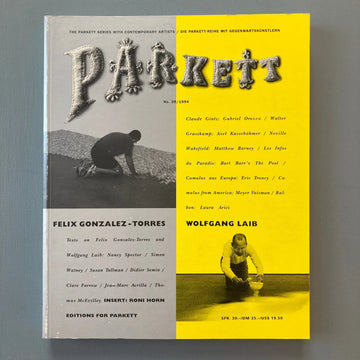 Parkett Vol. 39 - March 1994 - Felix Gonzalez-Torres, Wolfgang Laib Saint-Martin Bookshop