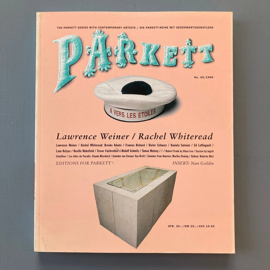 Parkett Vol. 42 - Dec. 1994 - Lawrence Weiner, Rachel Whiteread Saint-Martin Bookshop