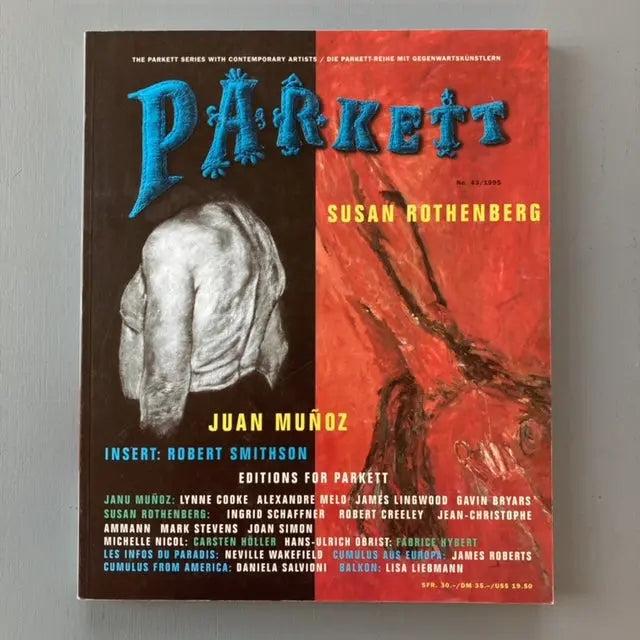 Parkett Vol. 43 - March 1995 - Juan Muñoz, Susan Rothenberg Saint-Martin Bookshop