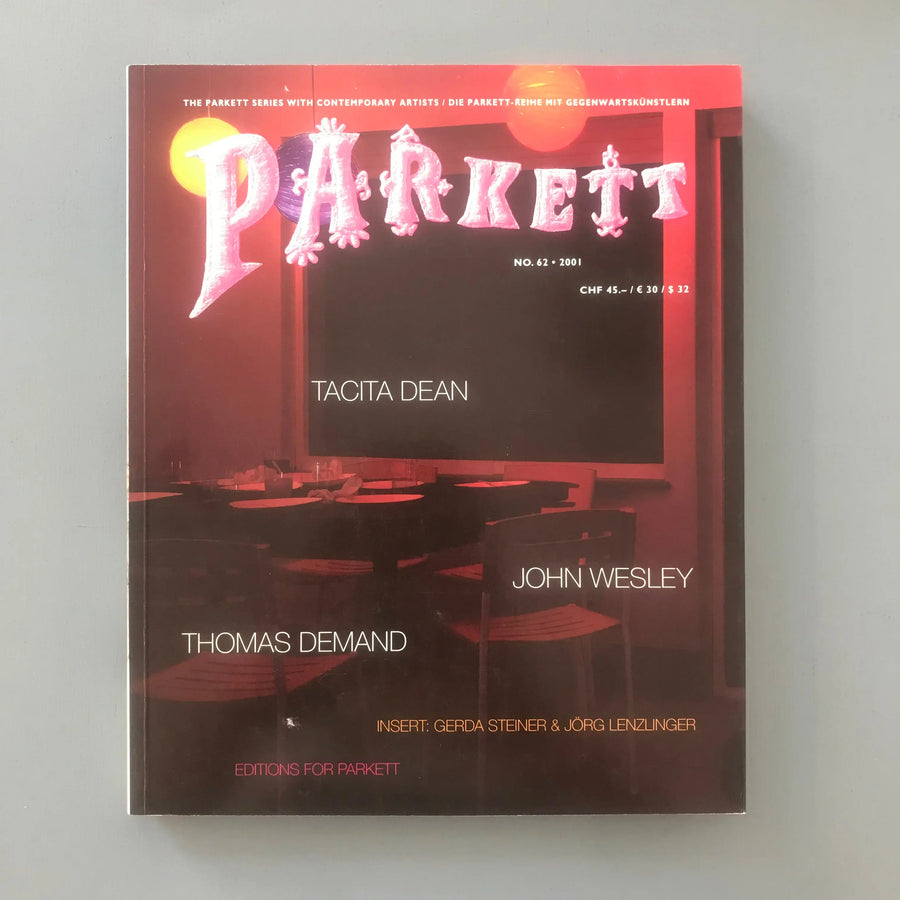 Parkett Vol. 62 - Sept. 2001 - Thomas Demand, John Wesley, Tacita Dean Saint-Martin Bookshop