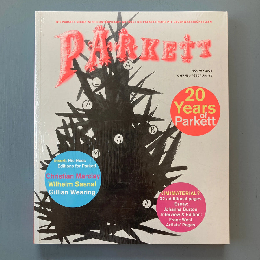 Parkett Vol. 70 - May 2004 - Christian Marclay, Wilhelm Sasnal, Gillian Wearing, Franz West Saint-Martin Bookshop