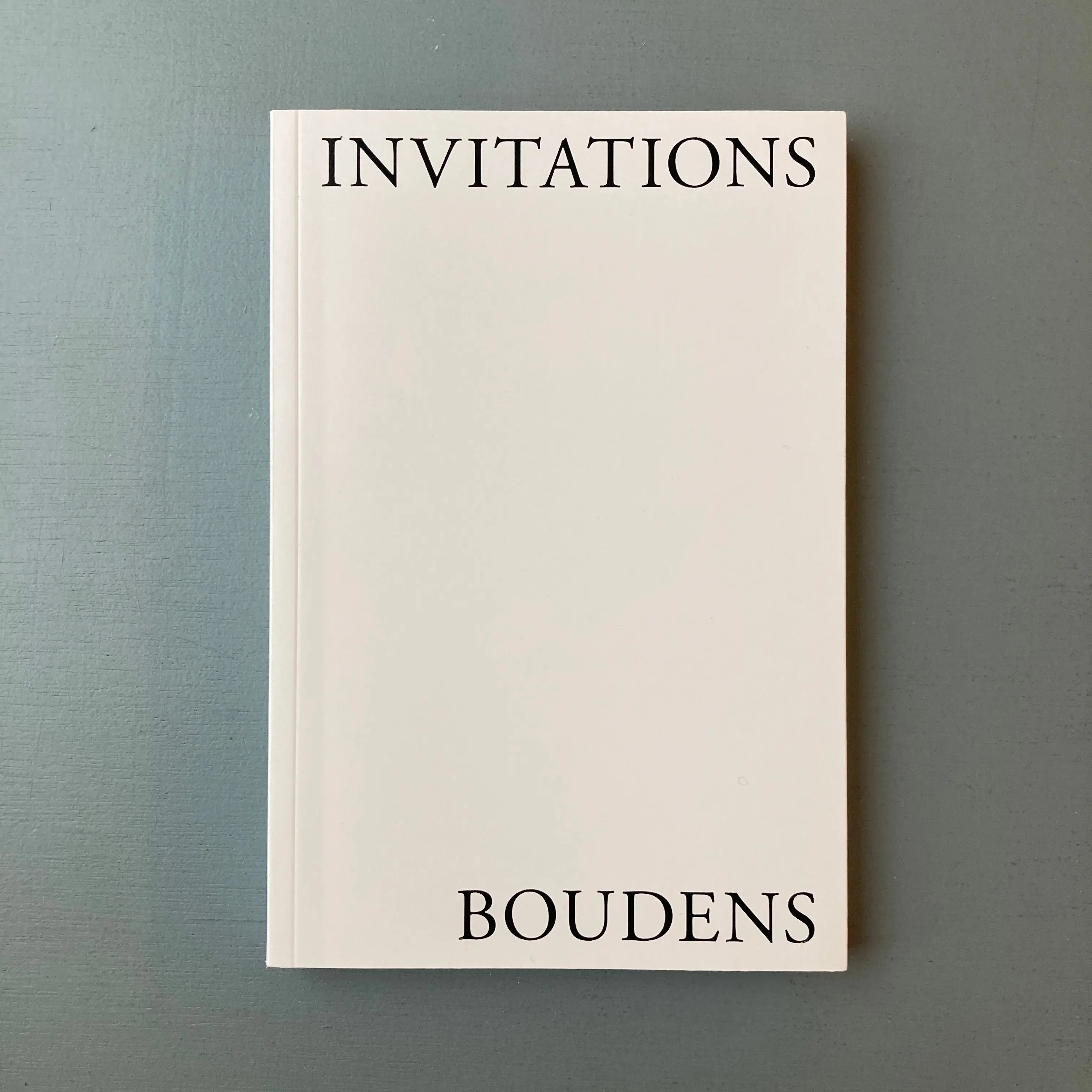 Paul Boudens, Invitations - ZEGRIS 2020 - Saint-Martin Bookshop