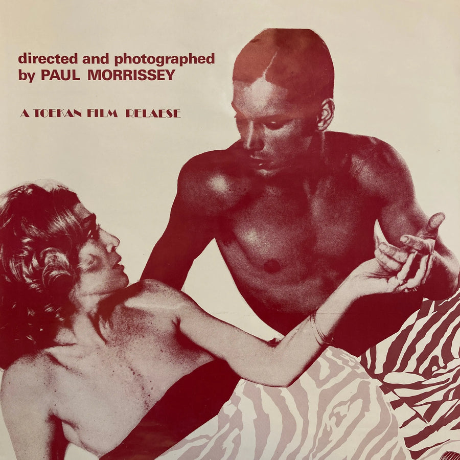 Paul Morrissey & Andy Warhol - Heat - Poster by Paya Germonprez 1972 Saint-Martin Bookshop