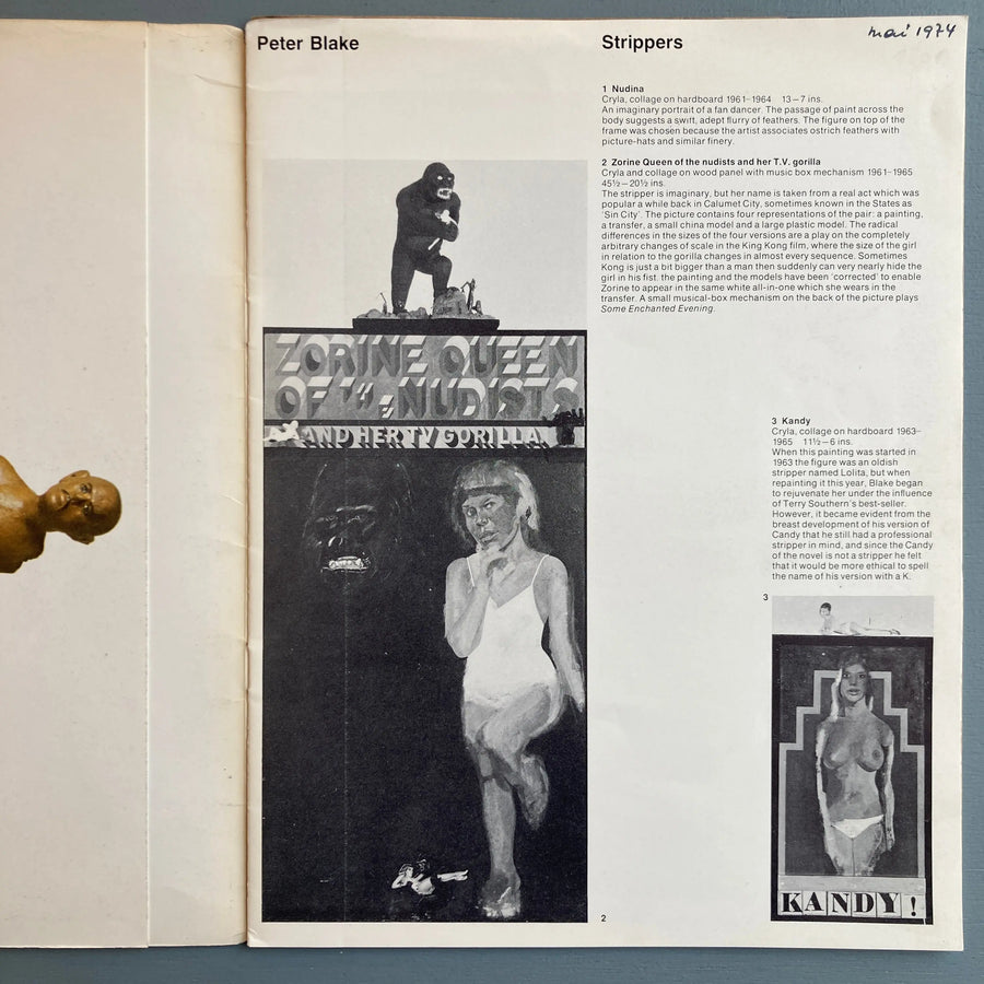 Peter Blake - Robert Fraser Gallery 1965 - Saint-Martin Bookshop