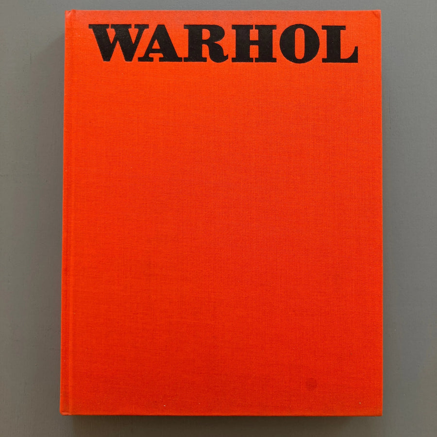 Rainer Crone - WARHOL - Hatje 1970 Saint-Martin Bookshop
