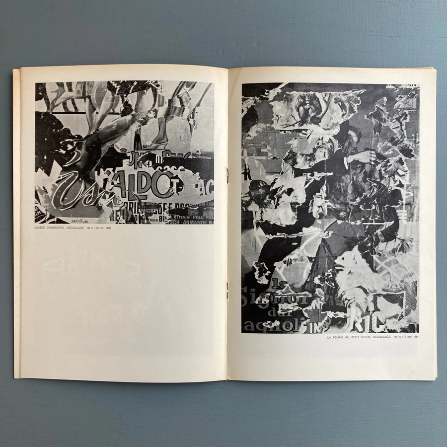 Rotella - Décollages Mec-Art Artypo - Galerie Mathias Fels 1971 Saint-Martin Bookshop
