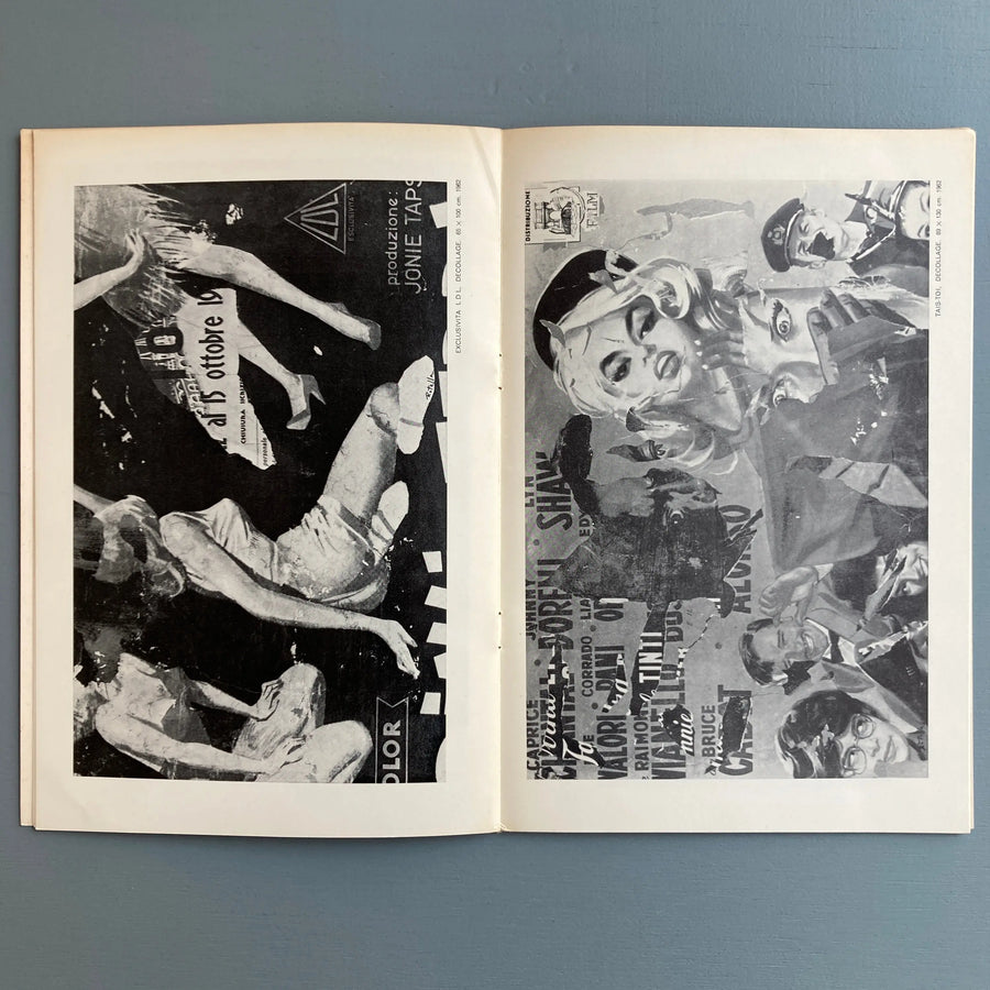Rotella - Décollages Mec-Art Artypo - Galerie Mathias Fels 1971 - Saint-Martin Bookshop