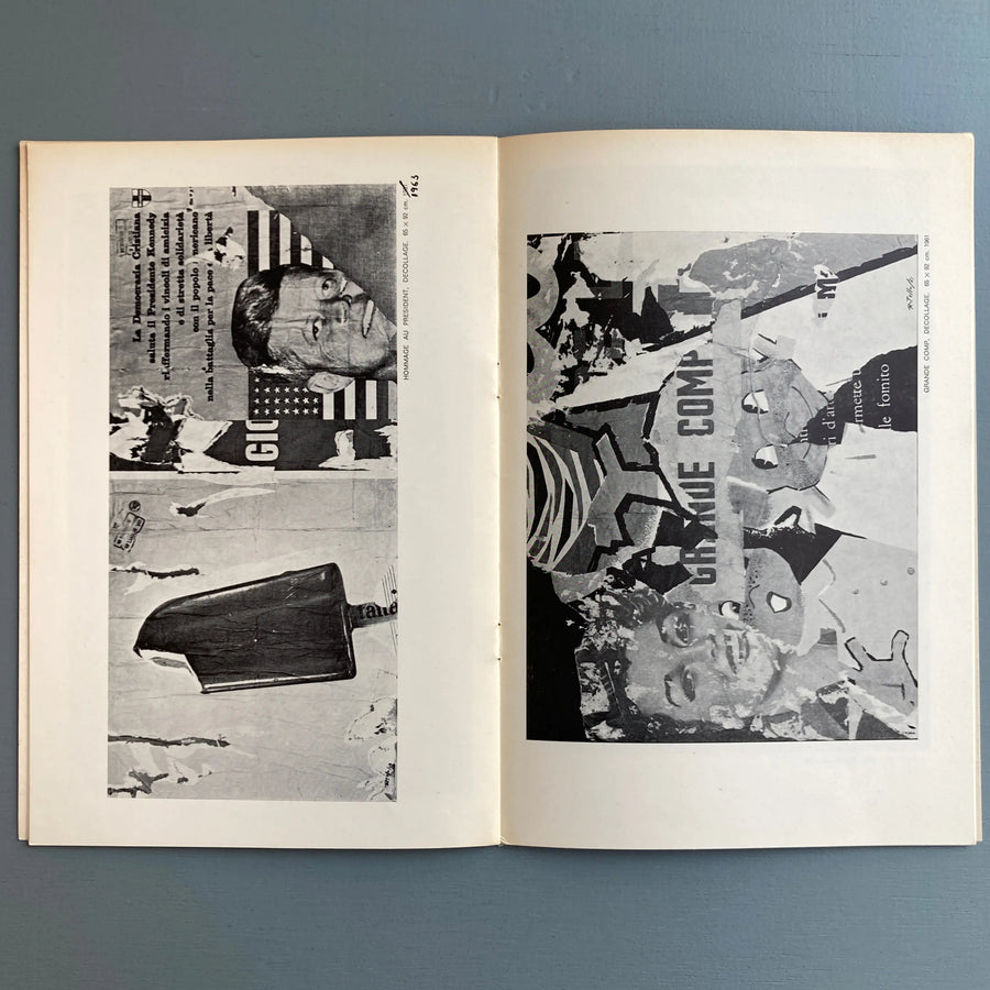 Rotella - Décollages Mec-Art Artypo - Galerie Mathias Fels 1971 Saint-Martin Bookshop