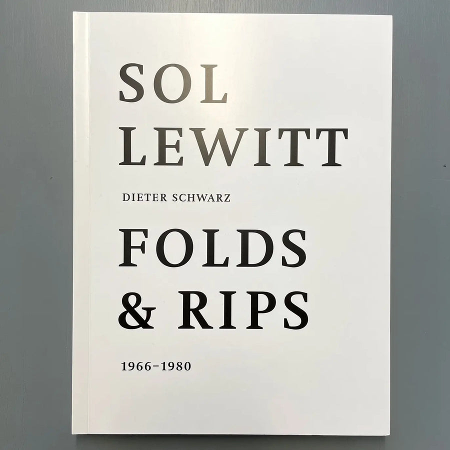 Sol LeWitt - Folds & Rips - König 2020 Saint-Martin Bookshop