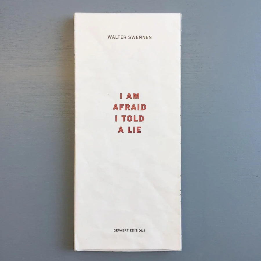 Walter Swennen - I am afraid I told a lie (map) - Gevaert Editions 2011 Saint-Martin Bookshop