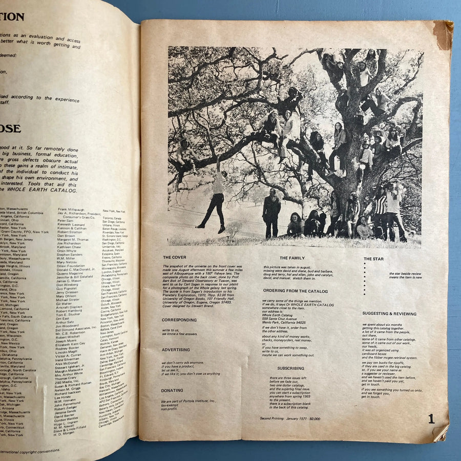 Whole Earth Catalog Fall 1970 Portola Institute 1971 SaintMartin
