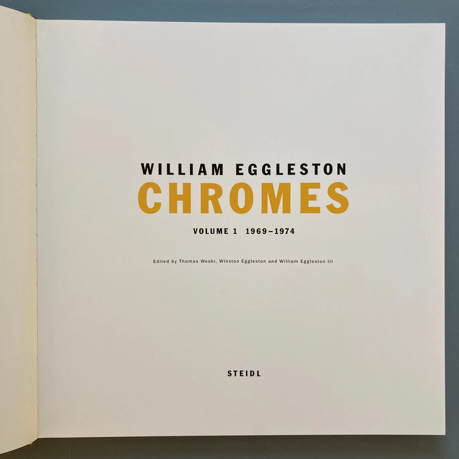 William Eggleston - Chromes - Steidl 2011 Saint-Martin Bookshop